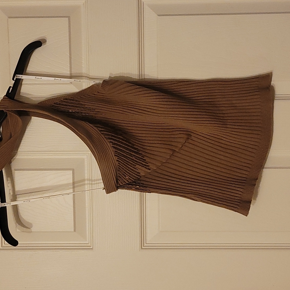 Forever 21 One Shoulder Brown Top Large Vintage